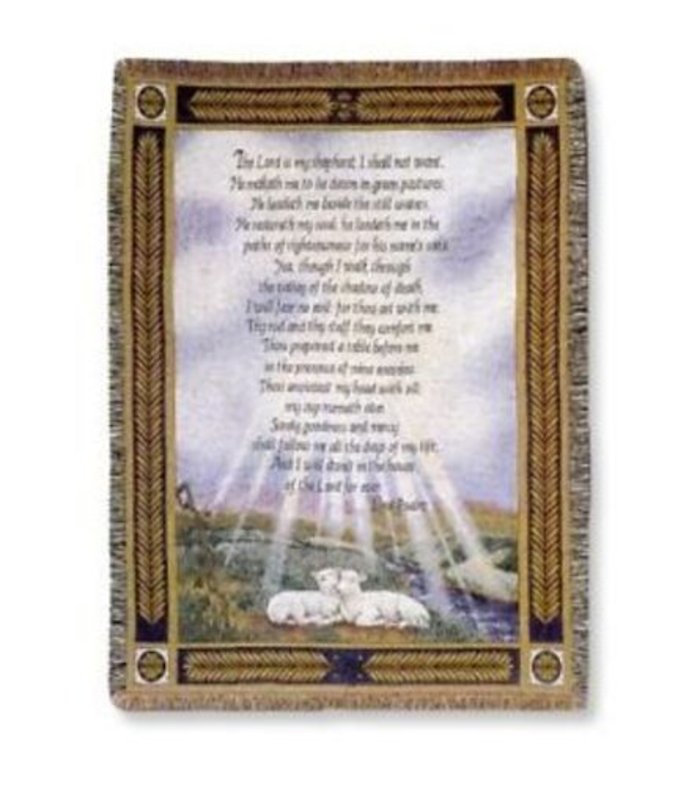 23rd Psalm Sympathy Blanket