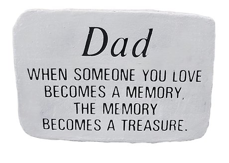 Dad Memorial Garden Stone