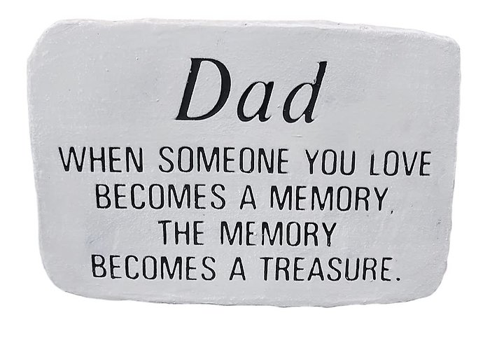Dad Memorial Garden Stone