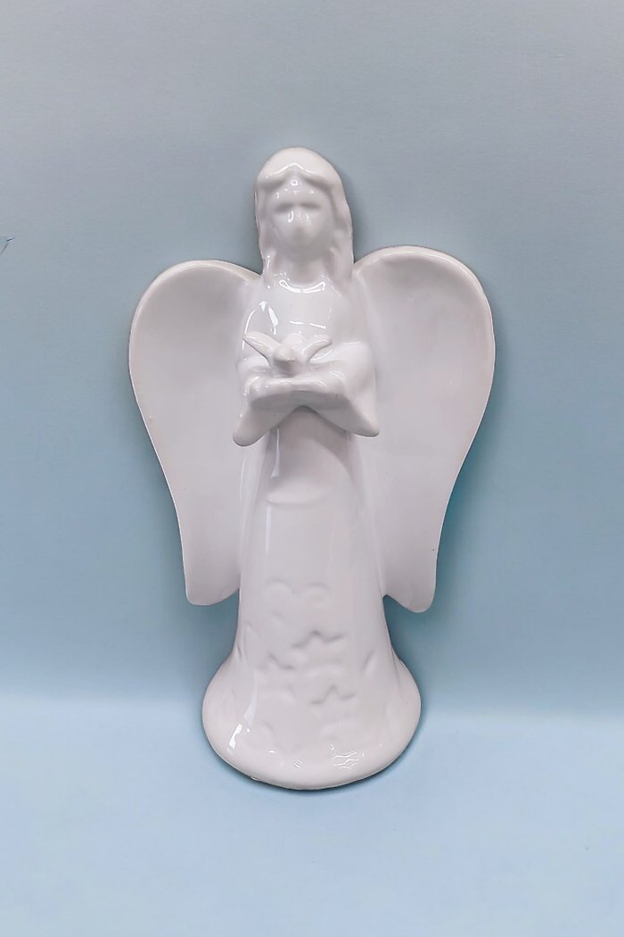 Ceramic Angel with Dove