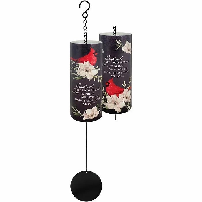 Cardinal Cylinder 18&quot; Windchime