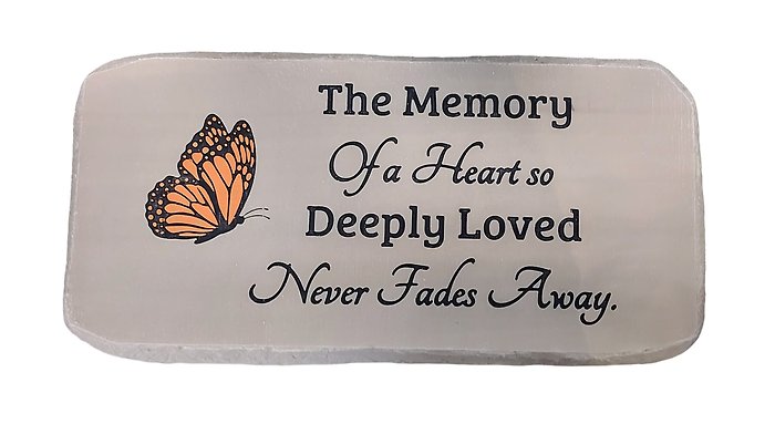 The Memory of a Heart Garden Bench