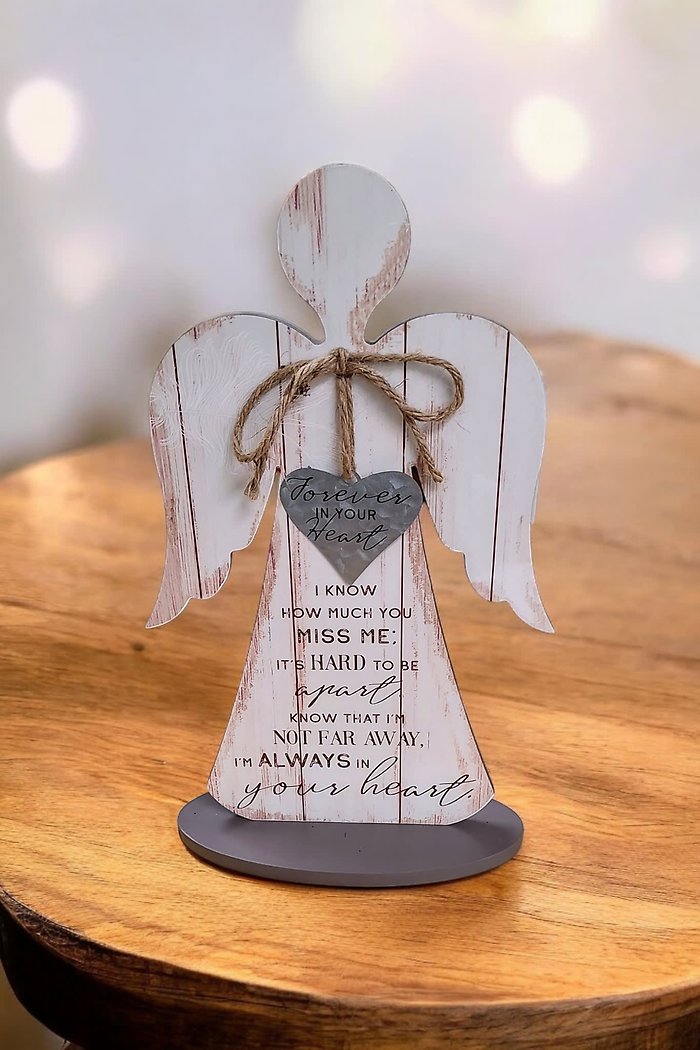 Memorial Angel with Sentiment
