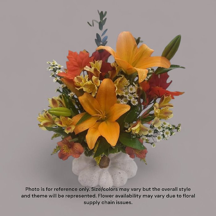 White Fall Pumpkin -Designer&#39;s Choice