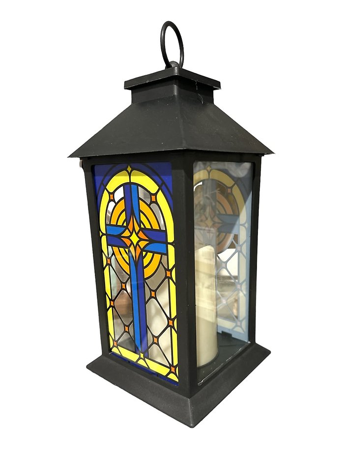 Stained Glass Memorial Lantern