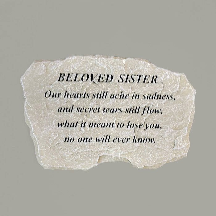 Beloved Sister Garden Stone