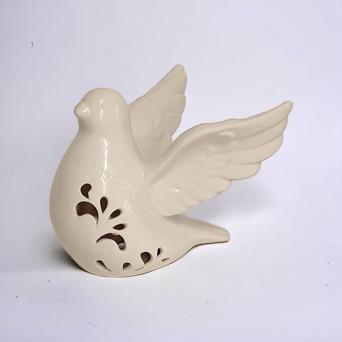 Illuminated Porcelain Dove