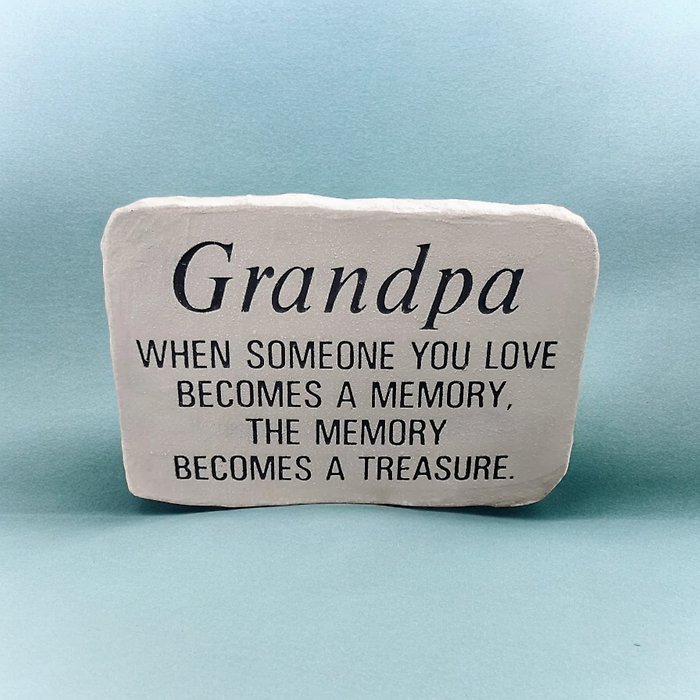 Grandpa Memorial Stone