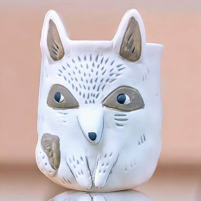 Racoon  Plant Parent Buddies 4.7&quot; H Ceramic Planter W/Drain