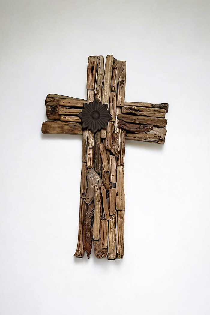 Driftwood Cross Wall Hanging