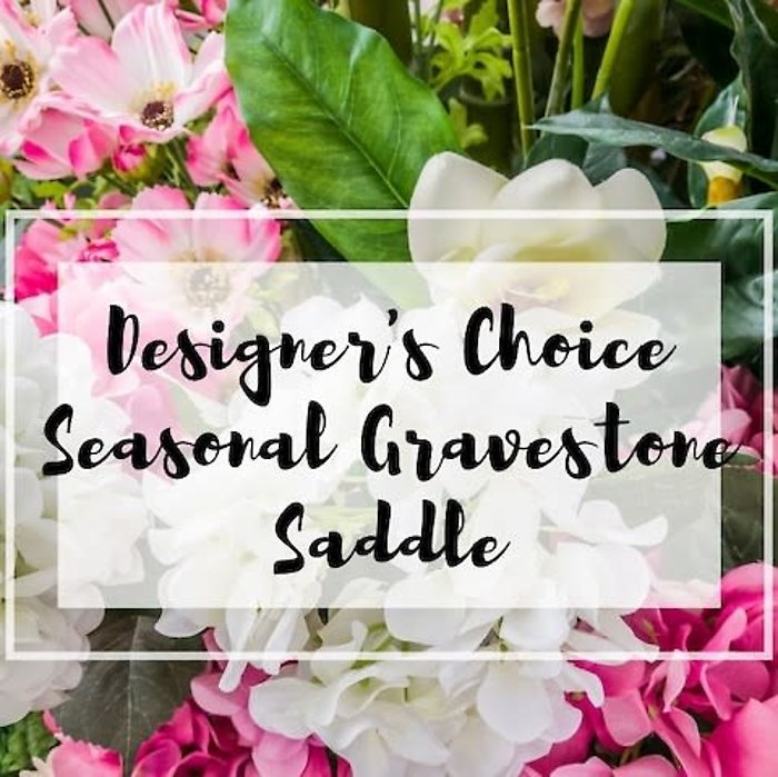 Designer&#39;s Choice Cemetery Headstone Saddle