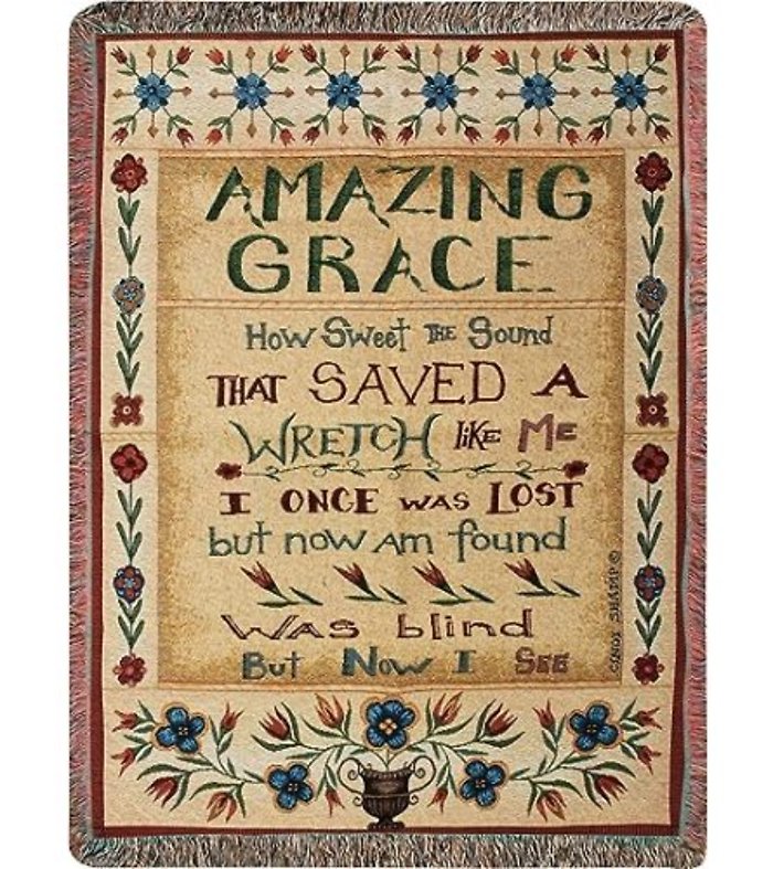 Amazing Grace Sympathy Blanket