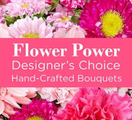 All Pink Designer&#39;s Choice Flower Arrangement